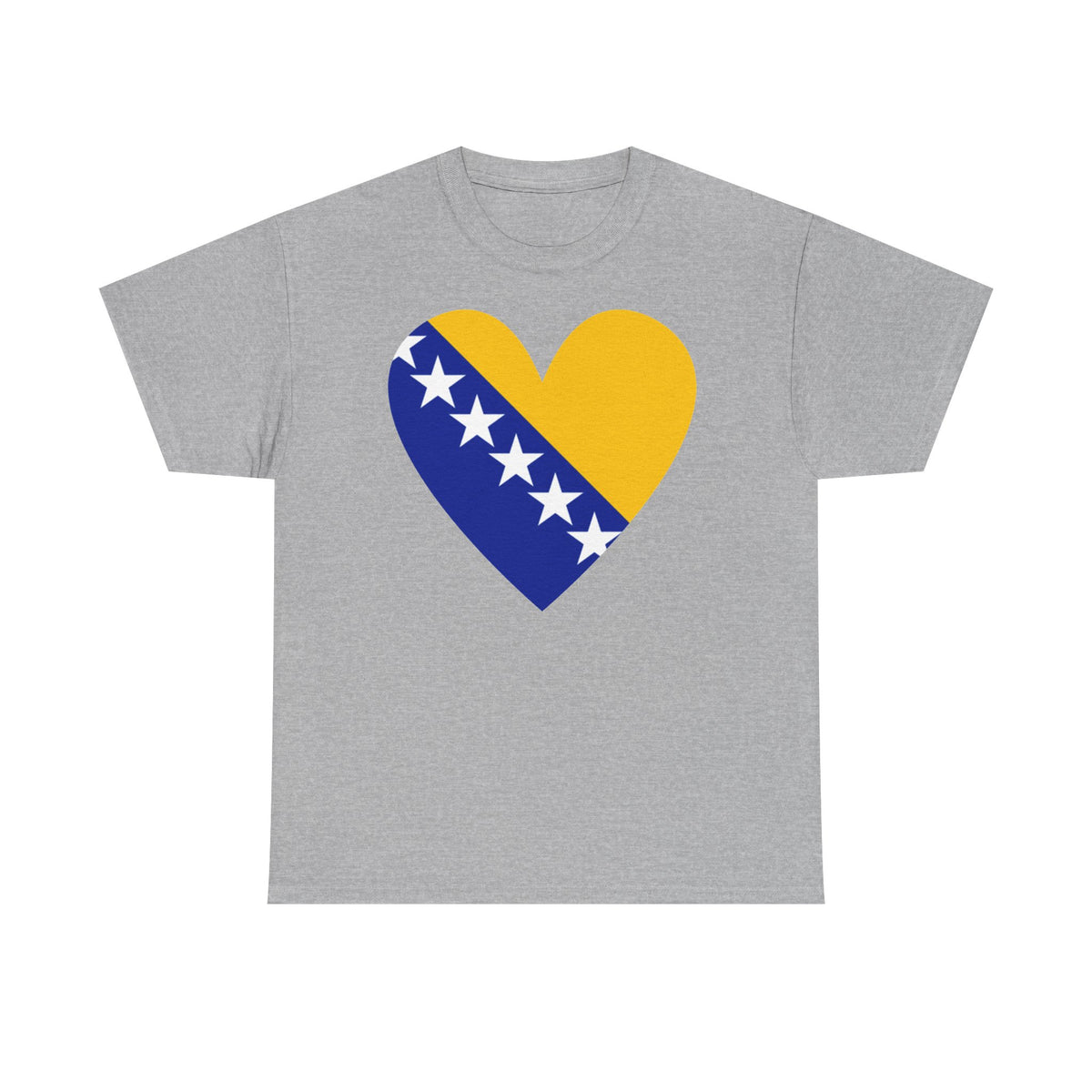 Bosnia Wappen Flagge Stolz Heimat Fußball fan Geschenkidee - Unisex T-Shirt