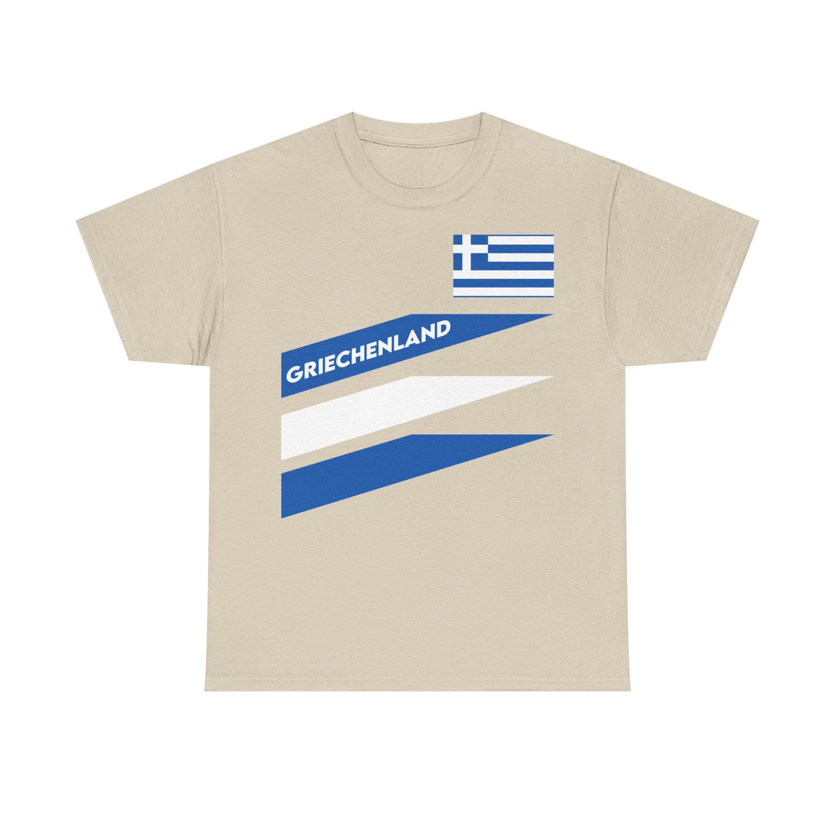 Grecia Grecia Bandera Escudo Patria Fútbol Deporte Aficionado Idea de regalo - Camiseta unisex