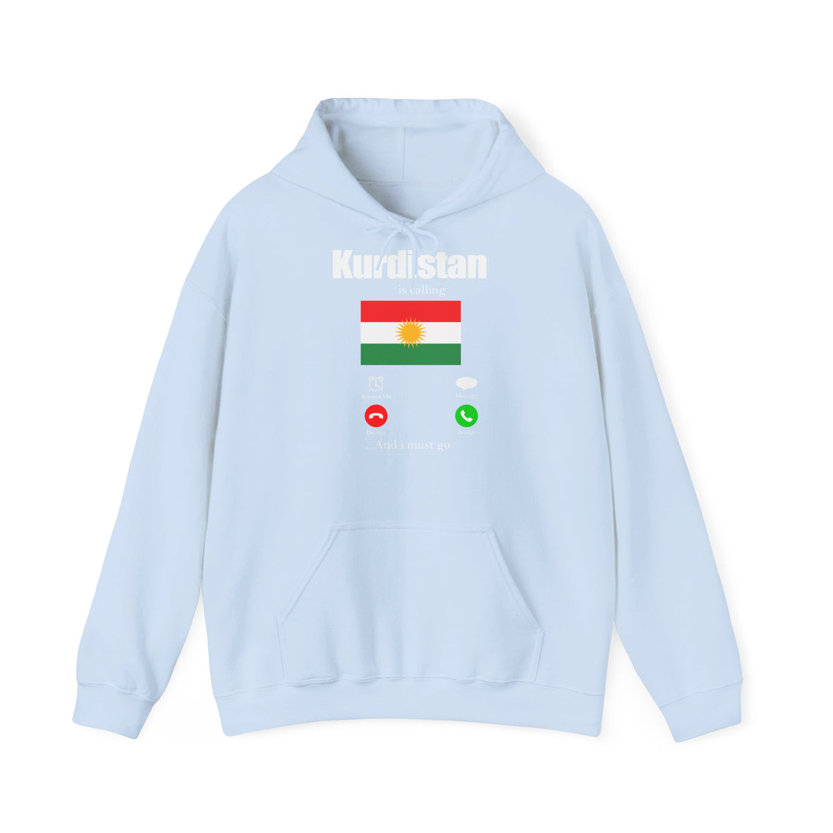Kurdistan patria orgoglio stemma bandiera sport calcio regalo per tifosi - felpa con cappuccio unisex