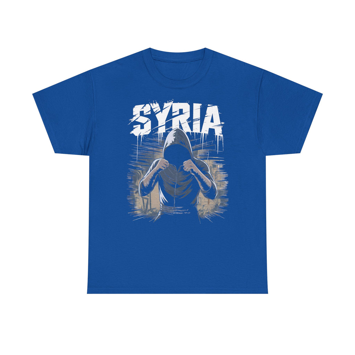 Syria Syrien Hooligan Wappen Flagge Heimat Sport Fußball Fan Geschenkidee - Unisex T-Shirt