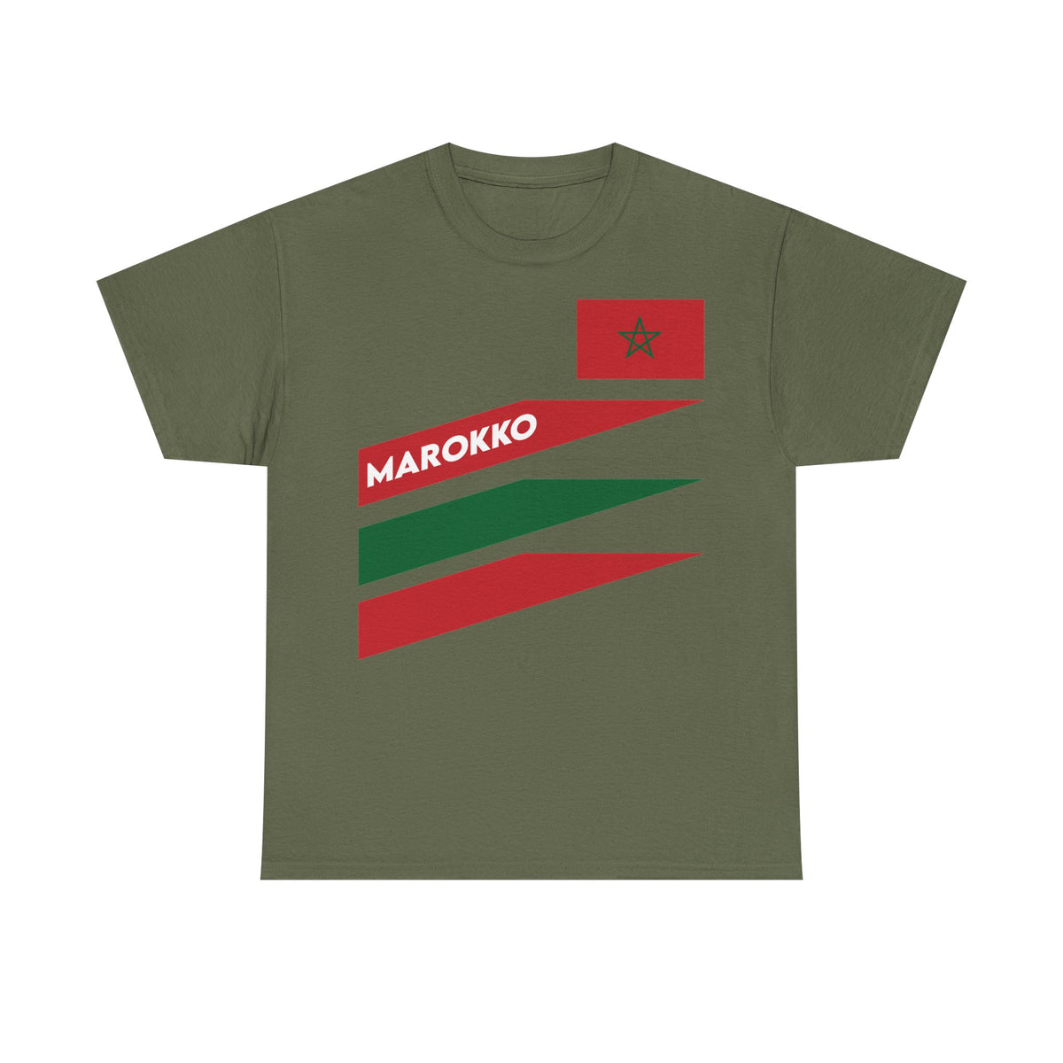 Marruecos Escudo Morocco Bandera Orgullo Fútbol Fan Deporte FIdea de regalo - Camiseta unisex