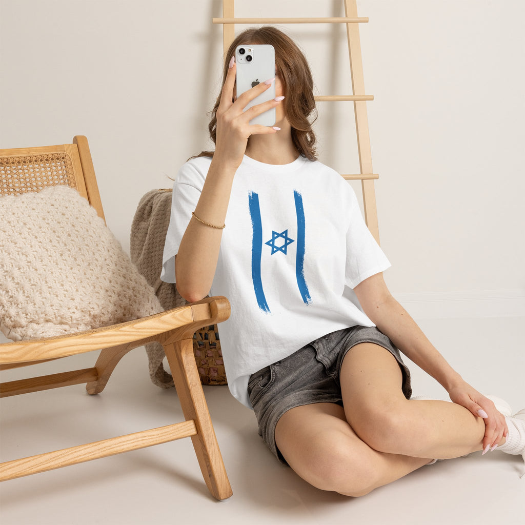 Israel Wappen Flagge Fan Geschenkidee Fashion - Unisex T-Shirt