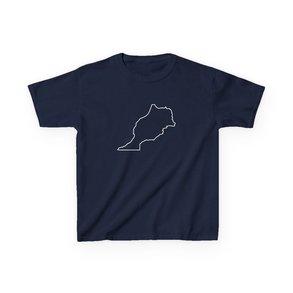 Marokko Wappen Morocco Flagge Stolz Fußball Fan Sport Geschenkidee - Unisex T-Shirt für Jugendliche