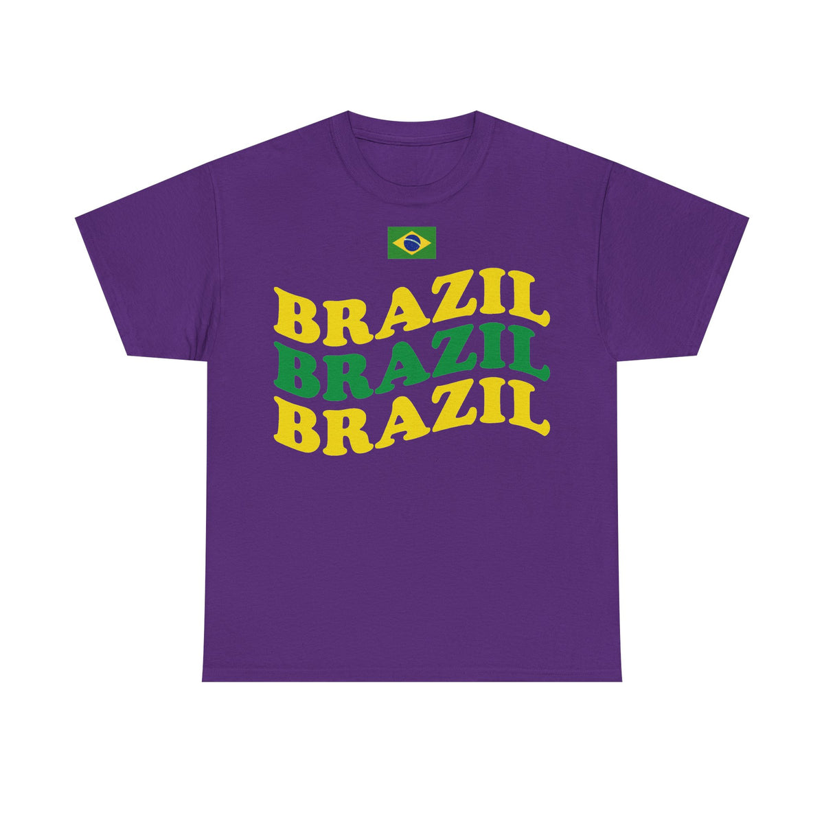 Brazil Brasilien Wappen Flagge Sport Fan Fußball Geschenkidee - Unisex T-Shirt