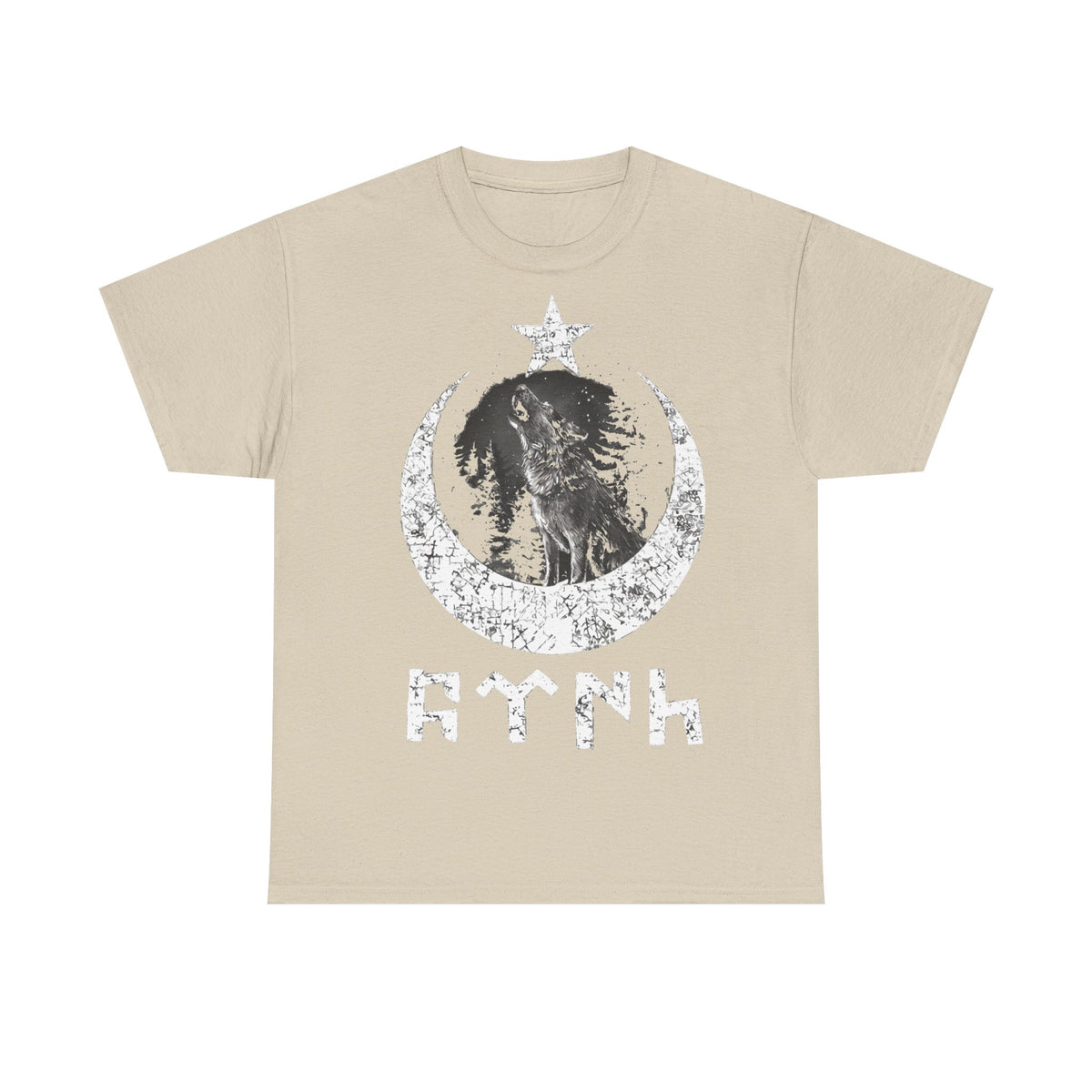 Türkiye Ay Yildiz Wolf Mitternacht Geschenkidee Göktürk - Unisex T-Shirt