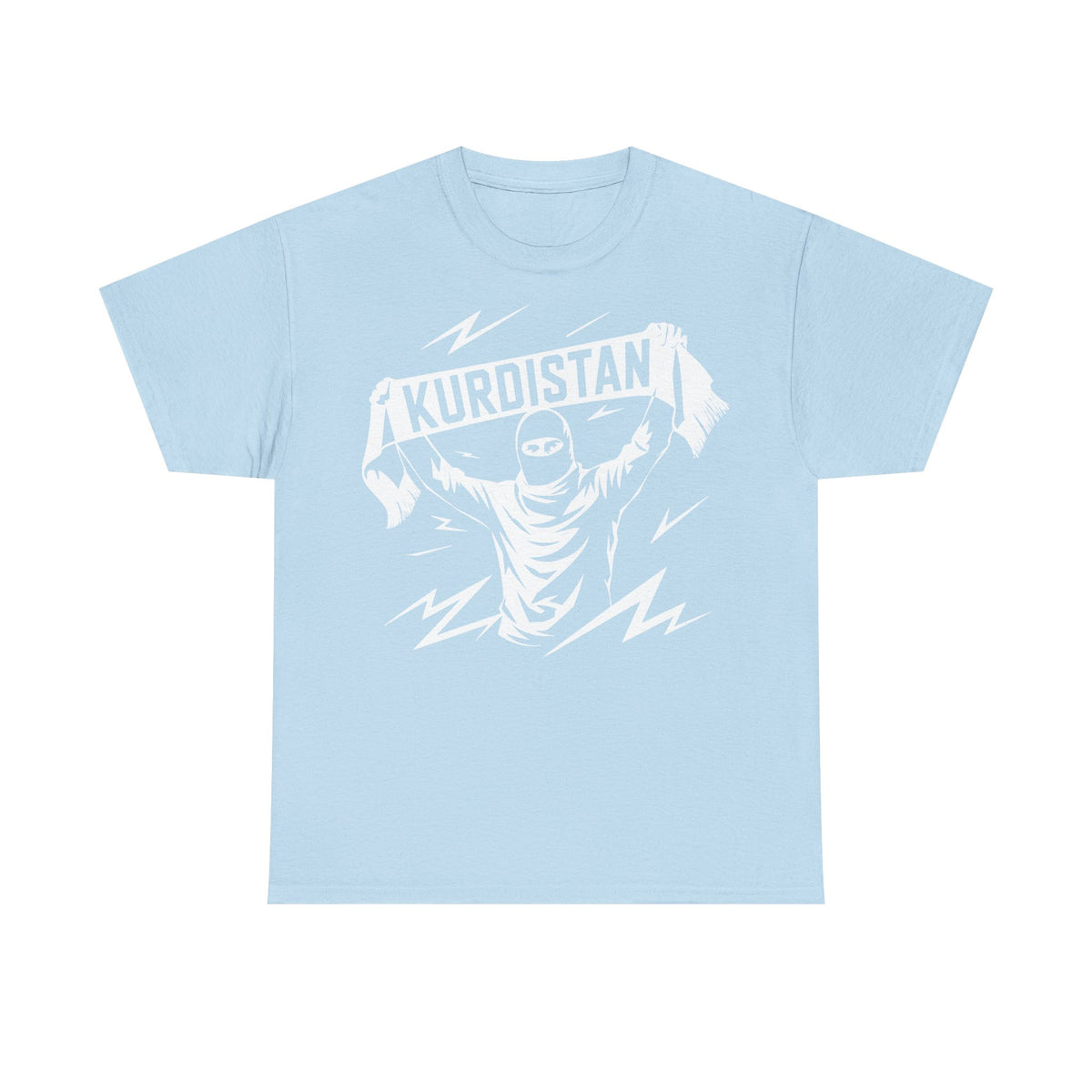 Camiseta unisex con escudo, bandera y regalo para los aficionados del Kurdistán: Azadi, patria