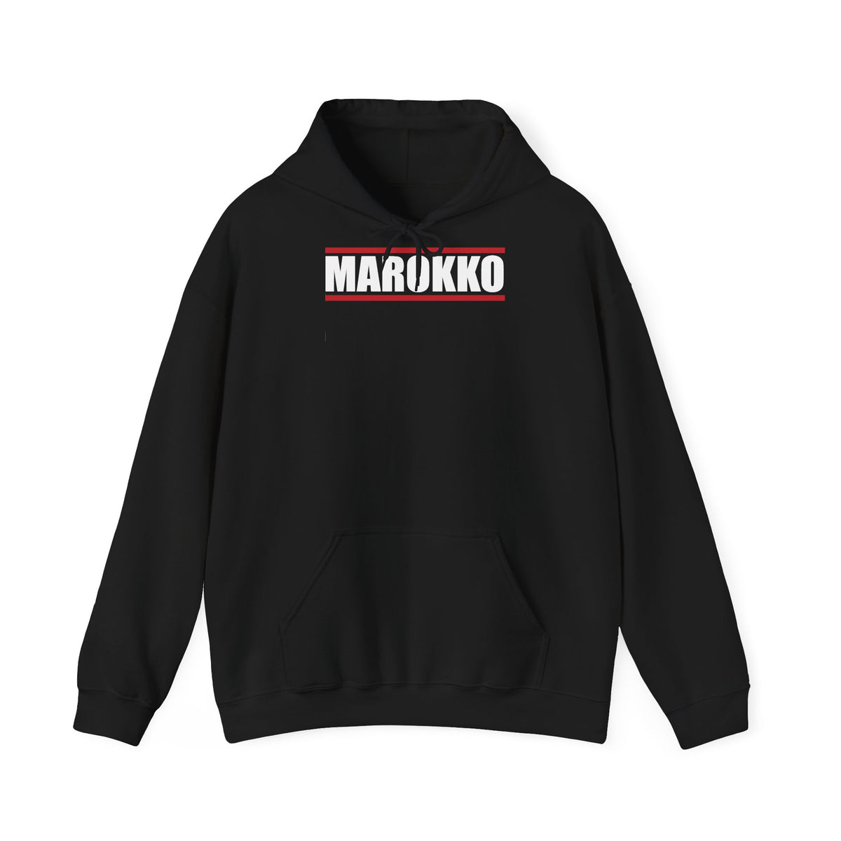 Stemma del Marocco Bandiera del Marocco Orgoglio Tifoso di calcio Sport Idea regalo - Felpa con cappuccio unisex