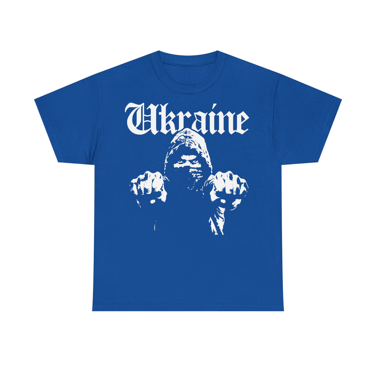 Bandera de Ucrania escudo idea de regalo afición al deporte moda vintage - Camiseta unisex