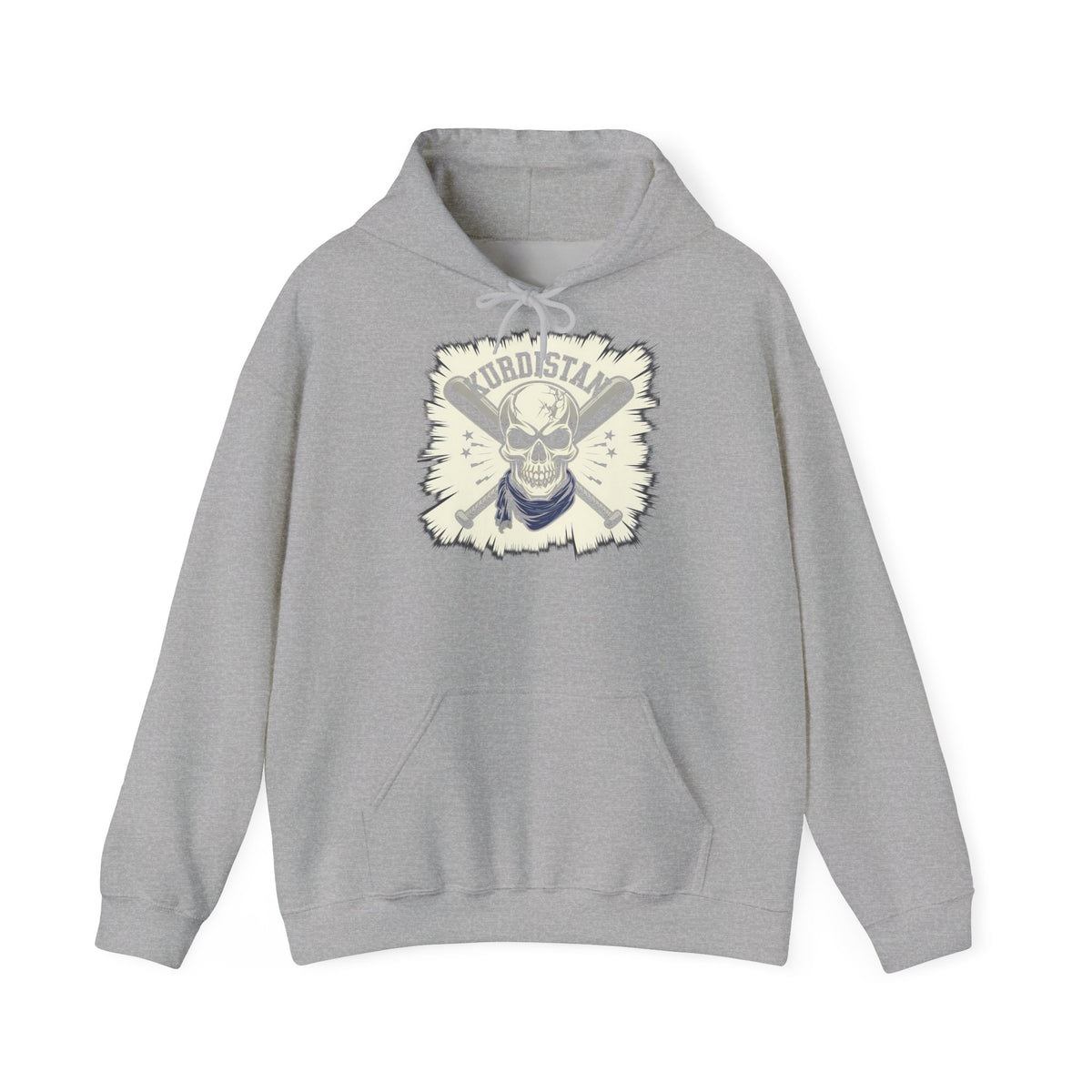 Kurdistan hooligan patria orgoglio stemma bandiera sport calcio tifoso regalo - Felpa con cappuccio unisex