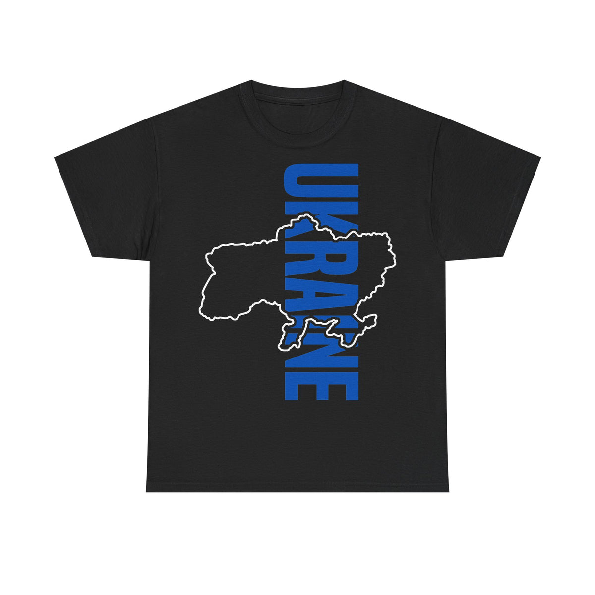 Bandera de Ucrania escudo idea de regalo afición al deporte moda vintage - Camiseta unisex
