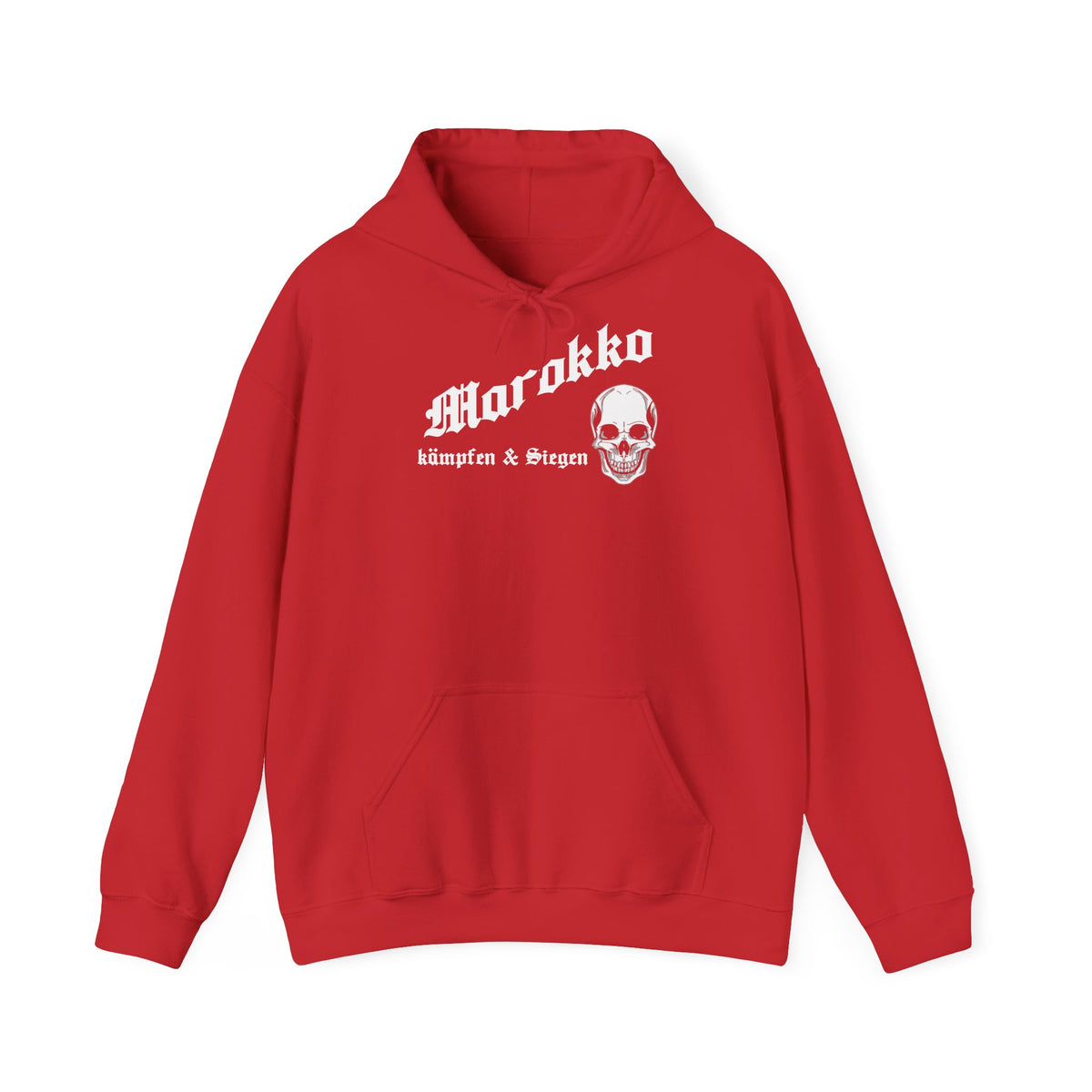 Stemma del Marocco Bandiera del Marocco Orgoglio Tifoso di calcio Sport Idea regalo - Felpa con cappuccio unisex