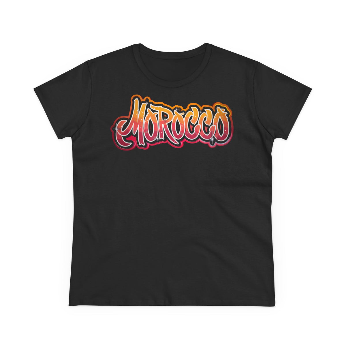 Escudo de Marruecos, bandera de Marruecos, orgullo, aficionada al fútbol y al deporte, idea de regalo - Camiseta para mujer