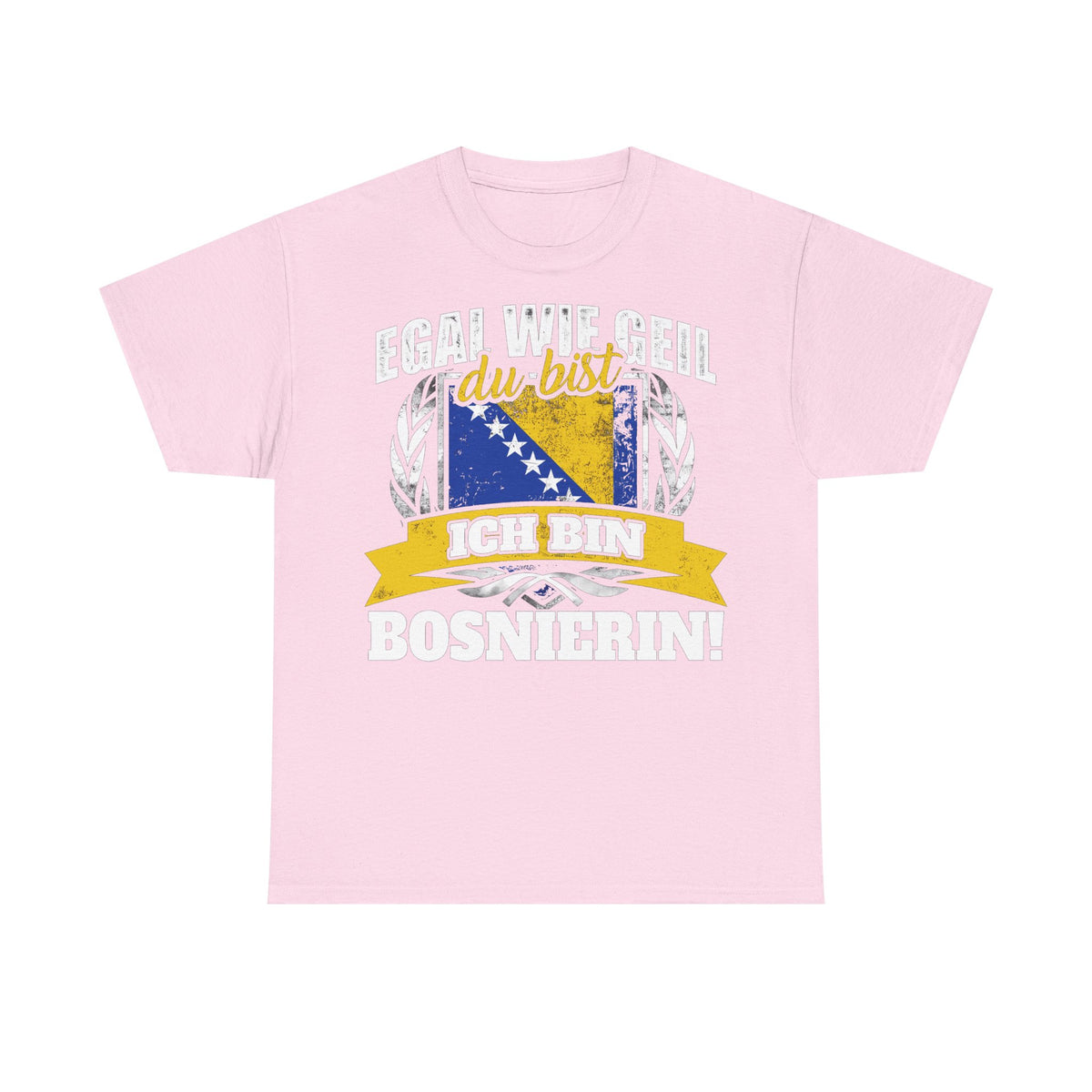 Bosnia Wappen Flagge Stolz Heimat Fußball fan Geschenkidee - Unisex T-Shirt