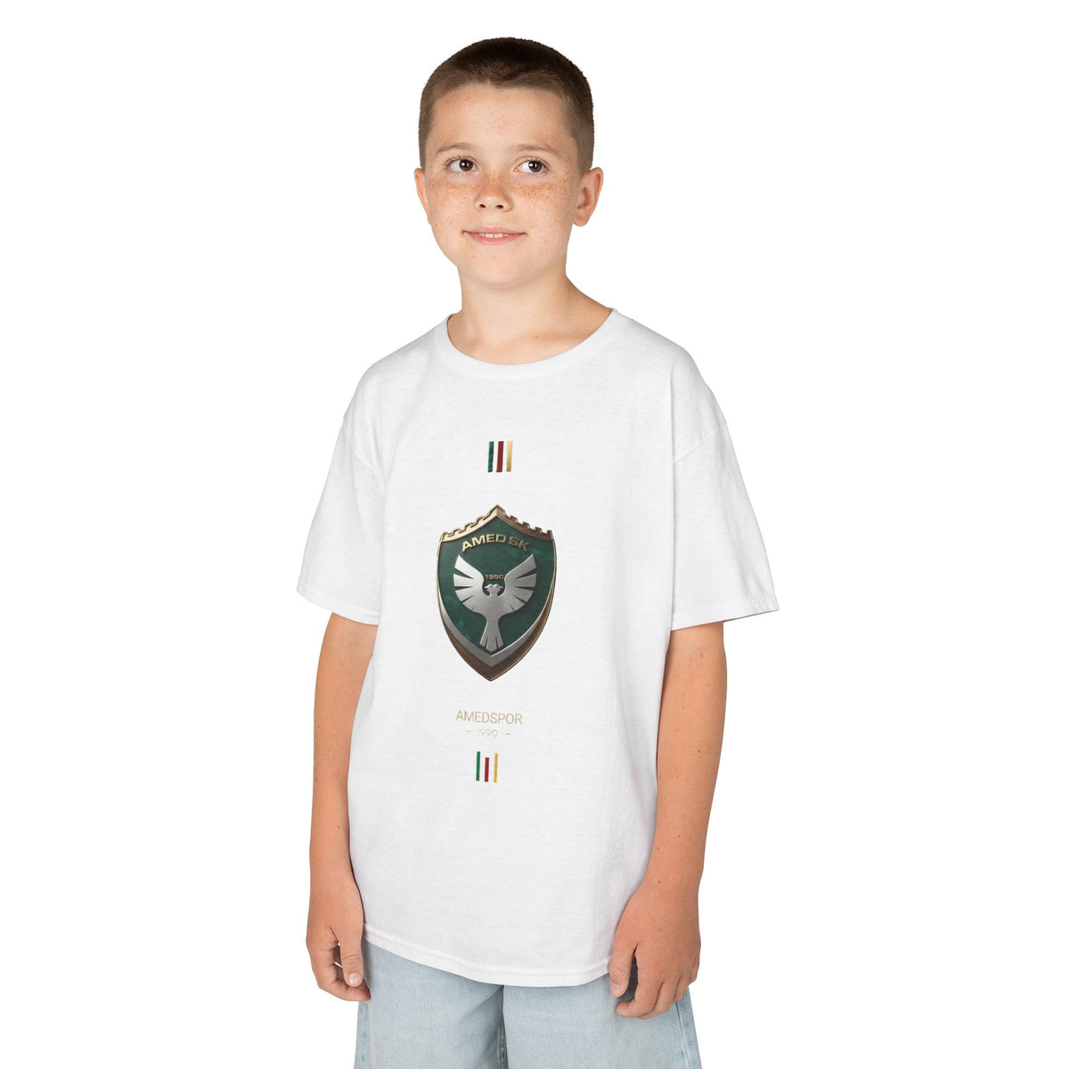 Amedspor SK 1990 Edel Wappen Flagge Sport Fan - Unisex Kinder & Jugendliche T-Shirt