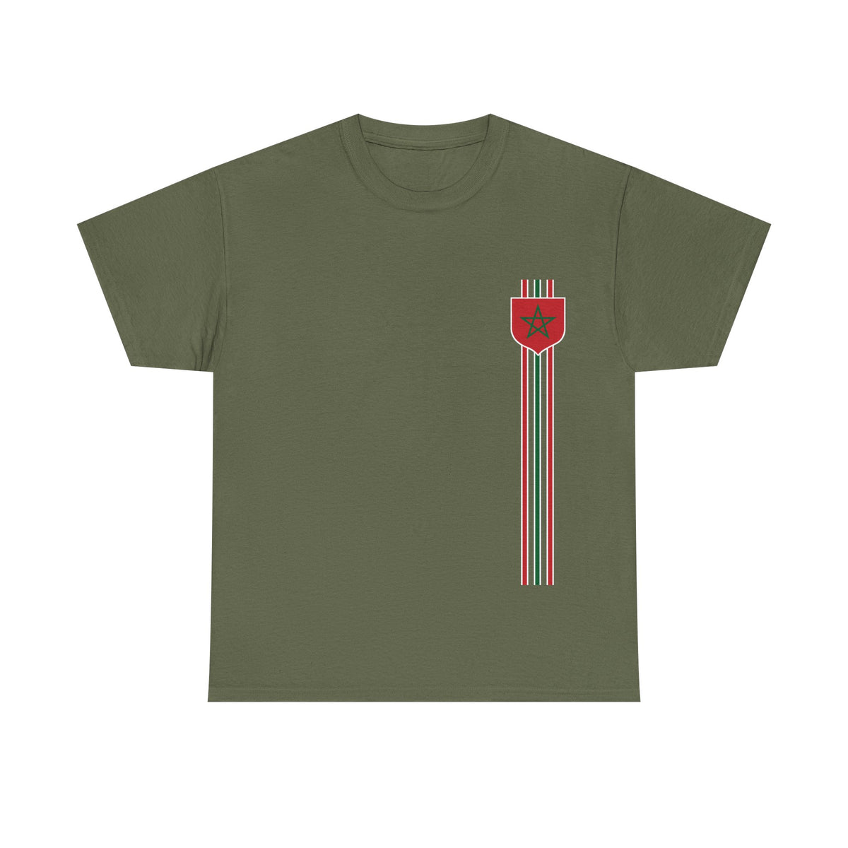 Marokko Maroc Edel Wappen Fan Fußball - Unisex T-Shirt