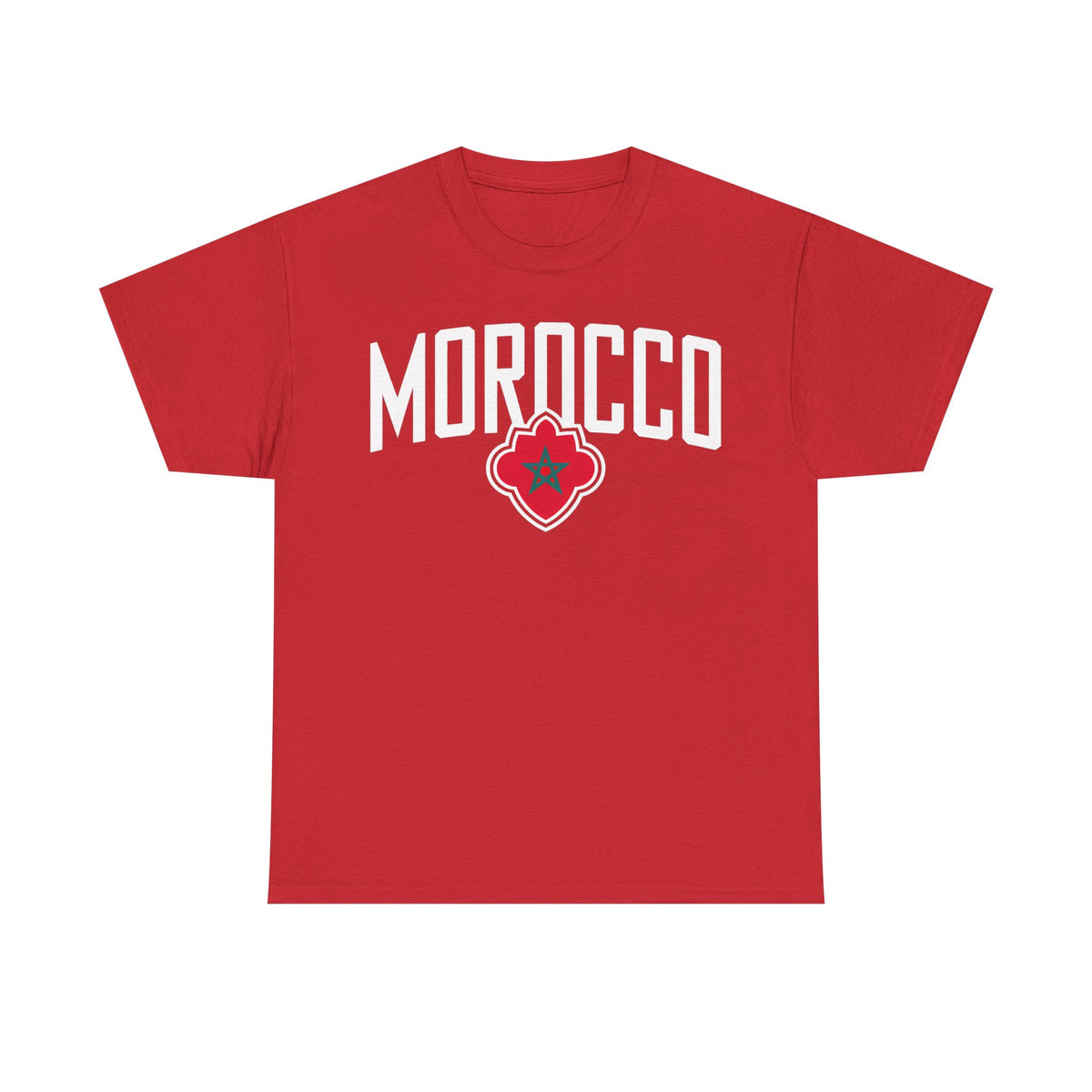 Escudo de hooligan de Marruecos Bandera de Marruecos Fútbol Aficionado Deporte Idea de regalo - Camiseta unisex