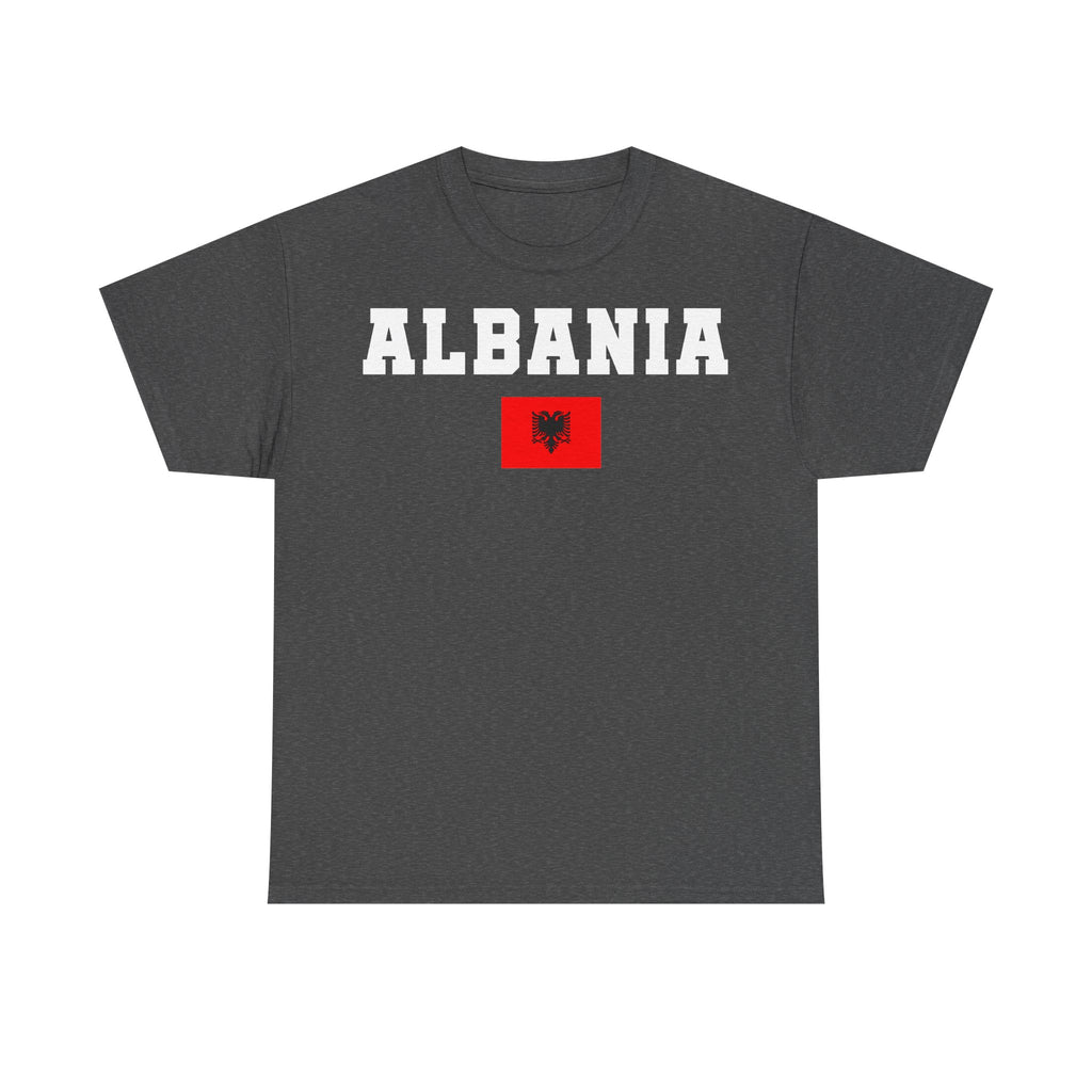 Albania Wappen Shqiptar Flagge Adler Fußball Fan Sport Unisex T Shirt