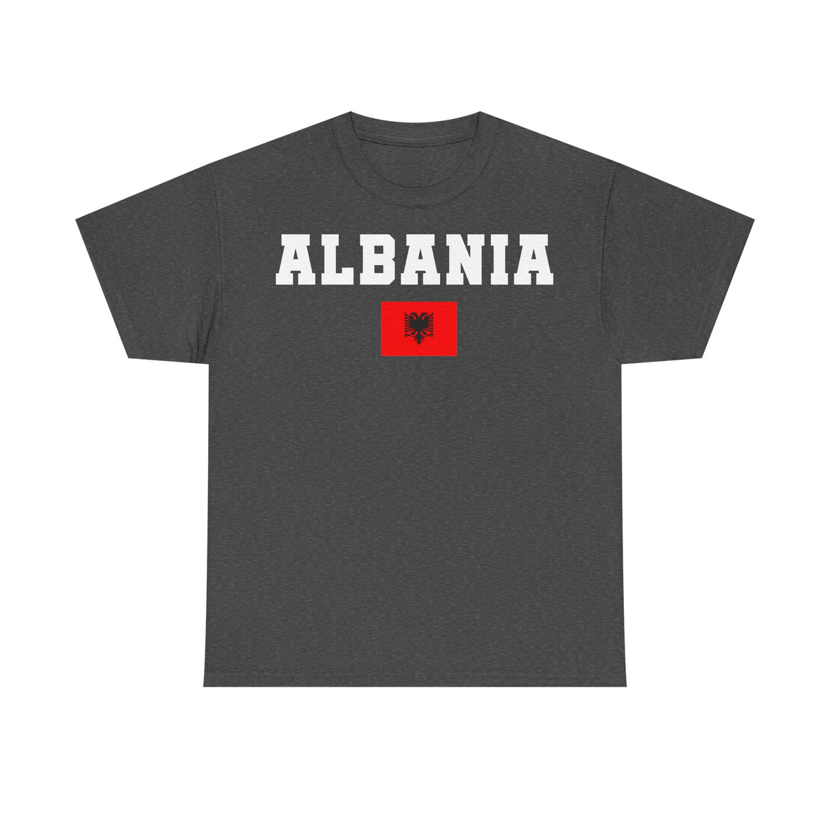 Albania Wappen Shqiptar Flagge Adler Fußball Fan Sport Unisex T Shirt