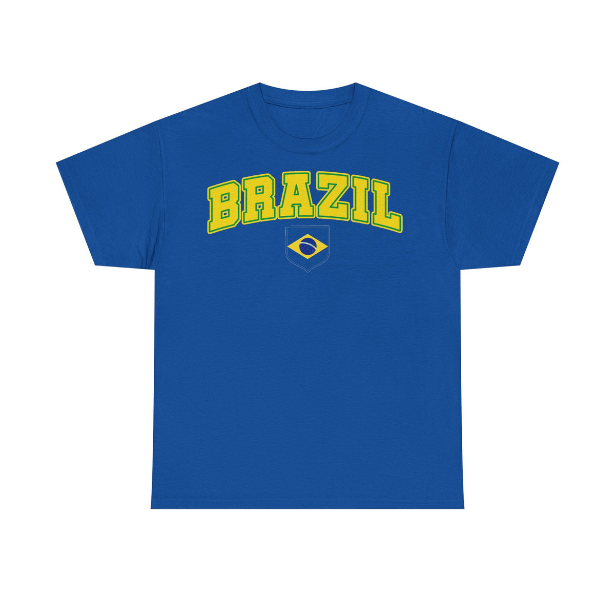 Brazil Brasilien Wappen Flagge Sport Fan Fußball Geschenkidee - Unisex T-Shirt