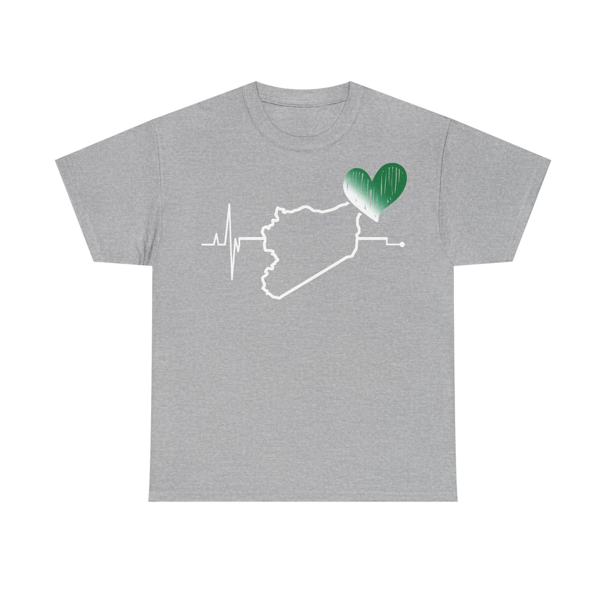 Syria Syrien Wappen Flagge Heimat Sport Fan Geschenkidee - Unisex T-Shirt