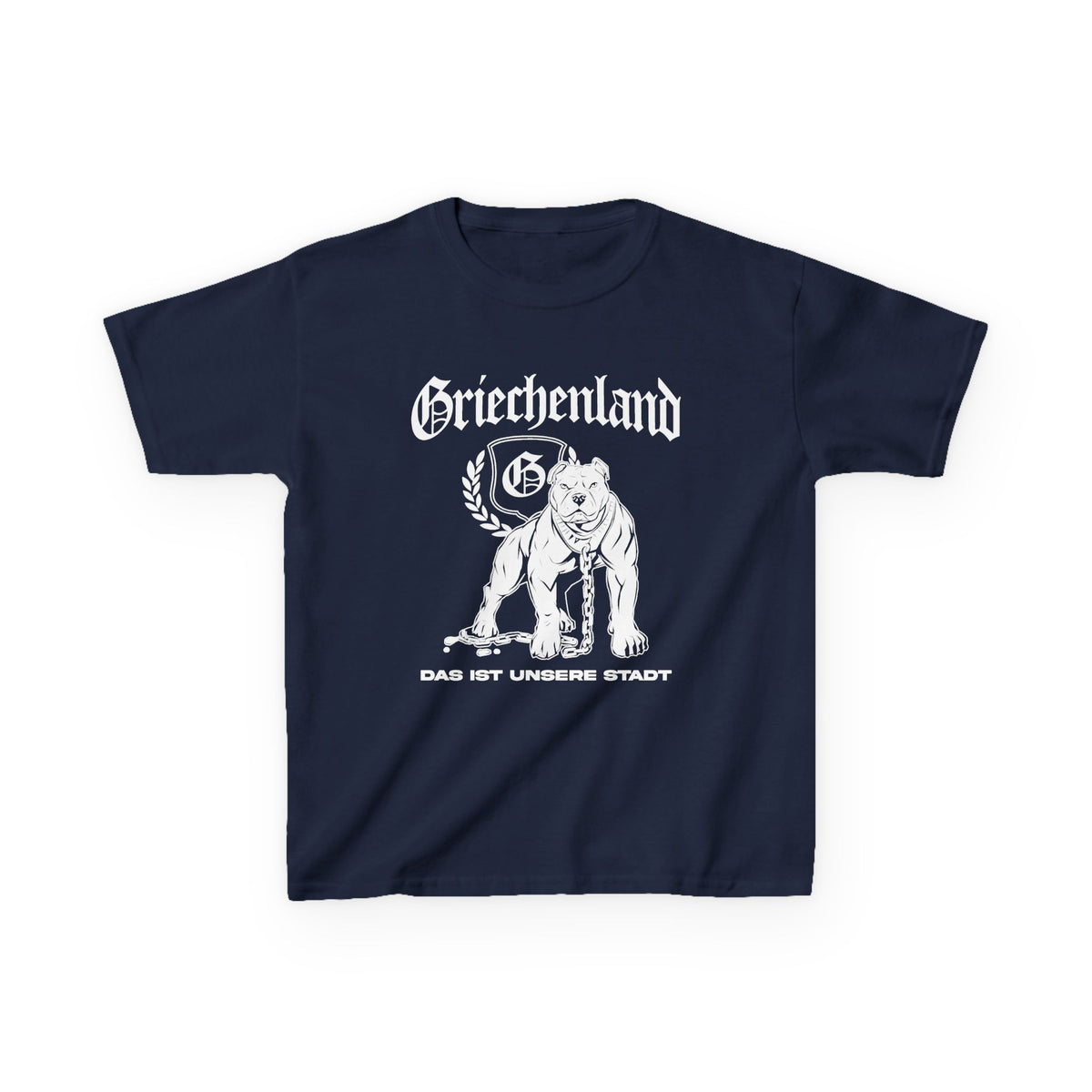 Greece Griechenland Flagge Wappen Heimat Fußball Sport Fan Geschenkidee - Für Kinder & Jugendliche Unisex T-Shirt