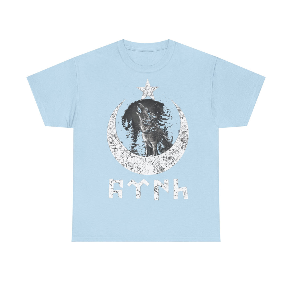 Türkiye Ay Yildiz Wolf Mitternacht Geschenkidee Göktürk - Unisex T-Shirt