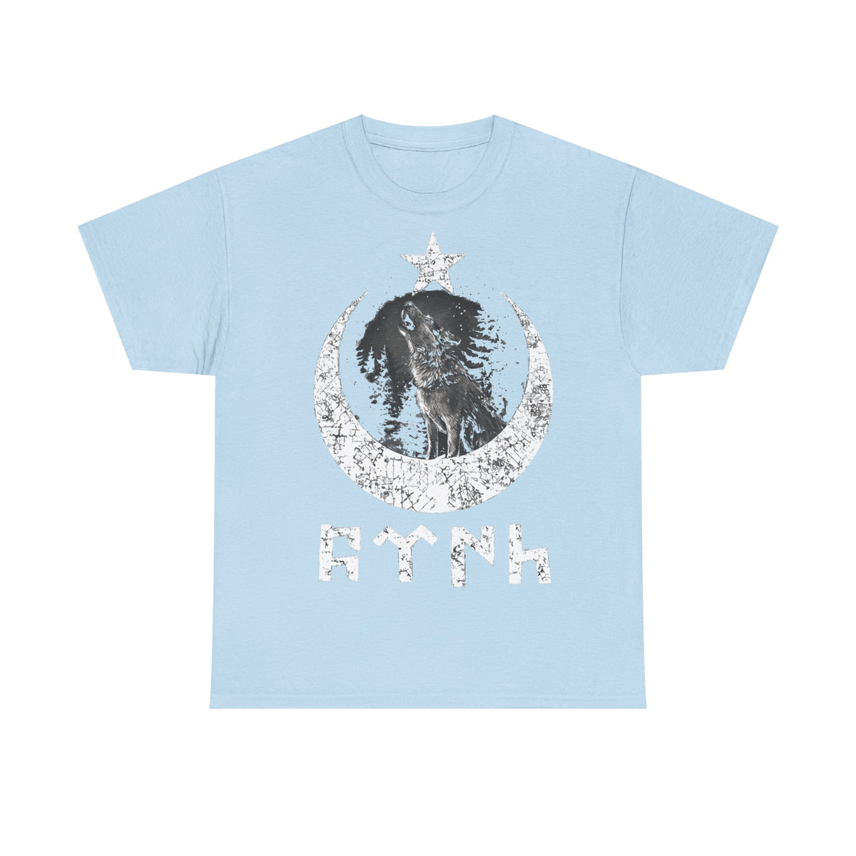 Türkiye Ay Yildiz Wolf Mitternacht Geschenkidee Göktürk - Unisex T-Shirt