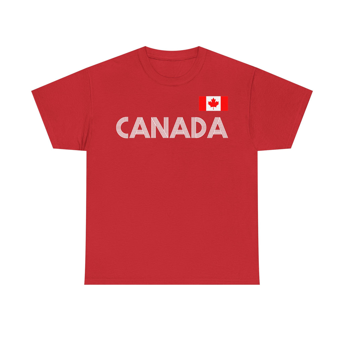 Canada Kanada Wappen Flagge Fan Sport Fußball Geschenkidee - Unisey T-Shirt