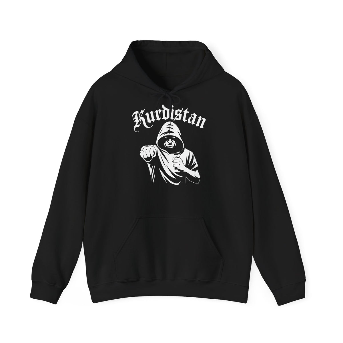 Kurdistan hooligan patria orgoglio stemma bandiera sport calcio tifoso regalo - Felpa con cappuccio unisex