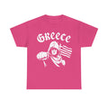Greece Griechenland Hooligan Flagge Wappen Heimat Fußball Sport Fan Geschenkidee - Unisex T-Shirt