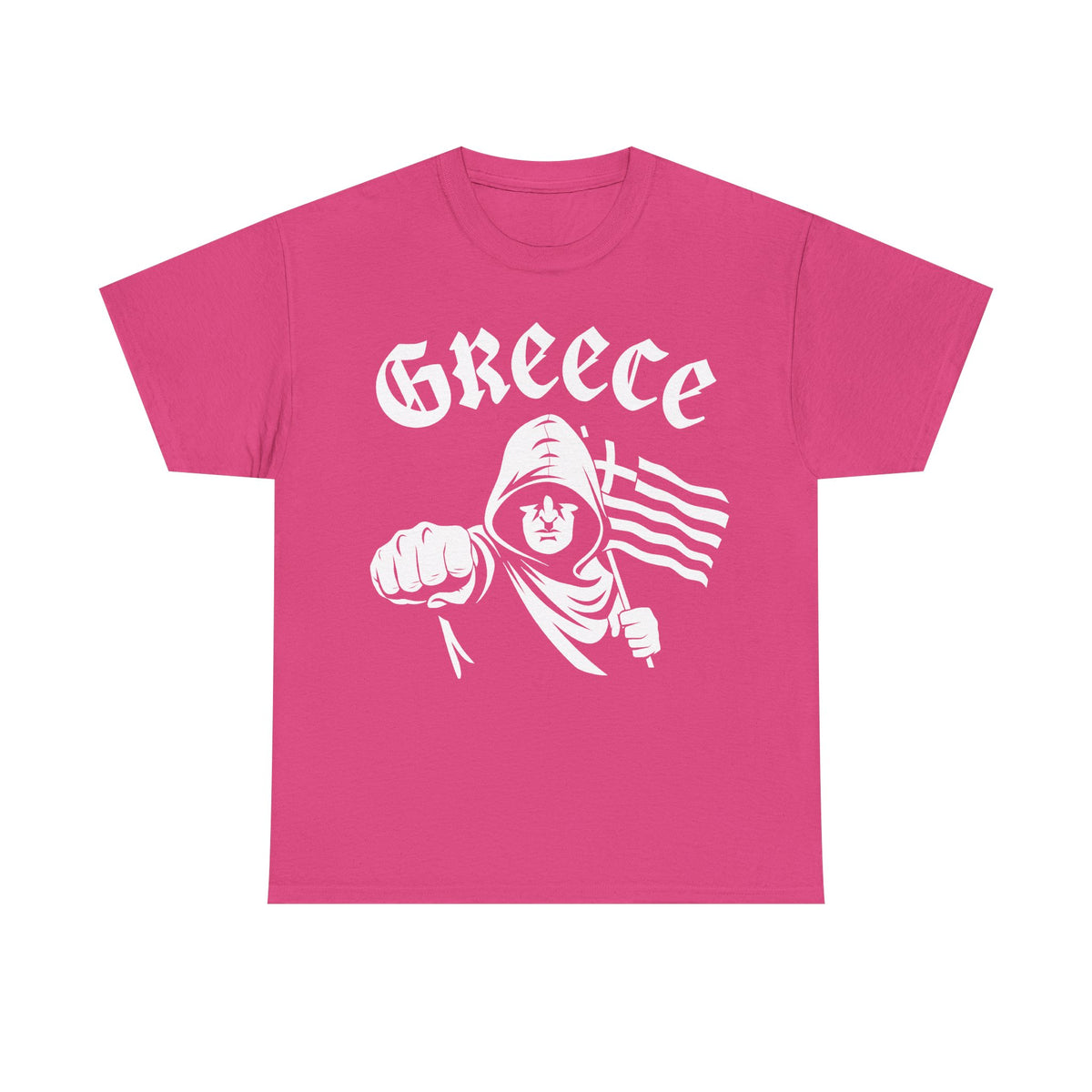 Greece Griechenland Hooligan Flagge Wappen Heimat Fußball Sport Fan Geschenkidee - Unisex T-Shirt