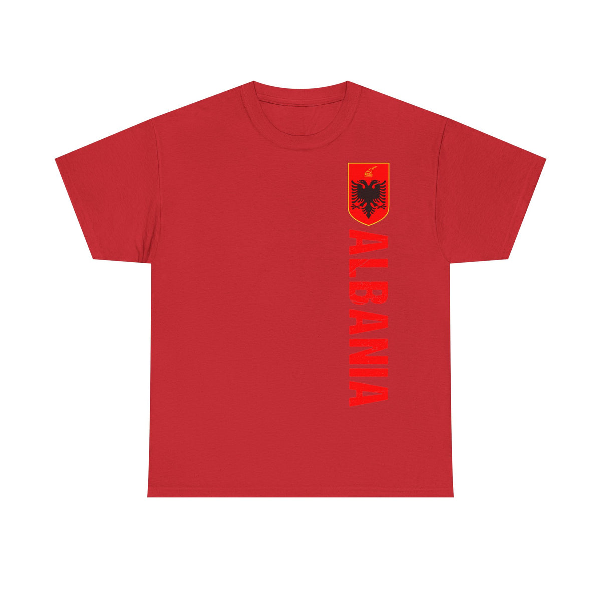 Albania Wappen Shqiptar Flagge Adler Fußball Fan Sport Unisex T Shirt