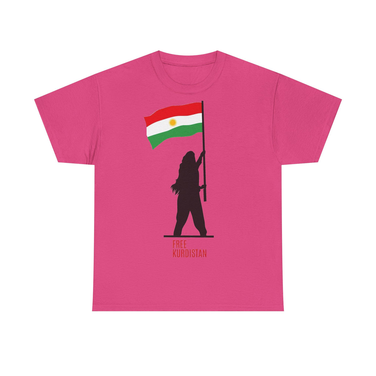 Kurdistan AZADI Flagge Heimat - Unisex T-Shirt