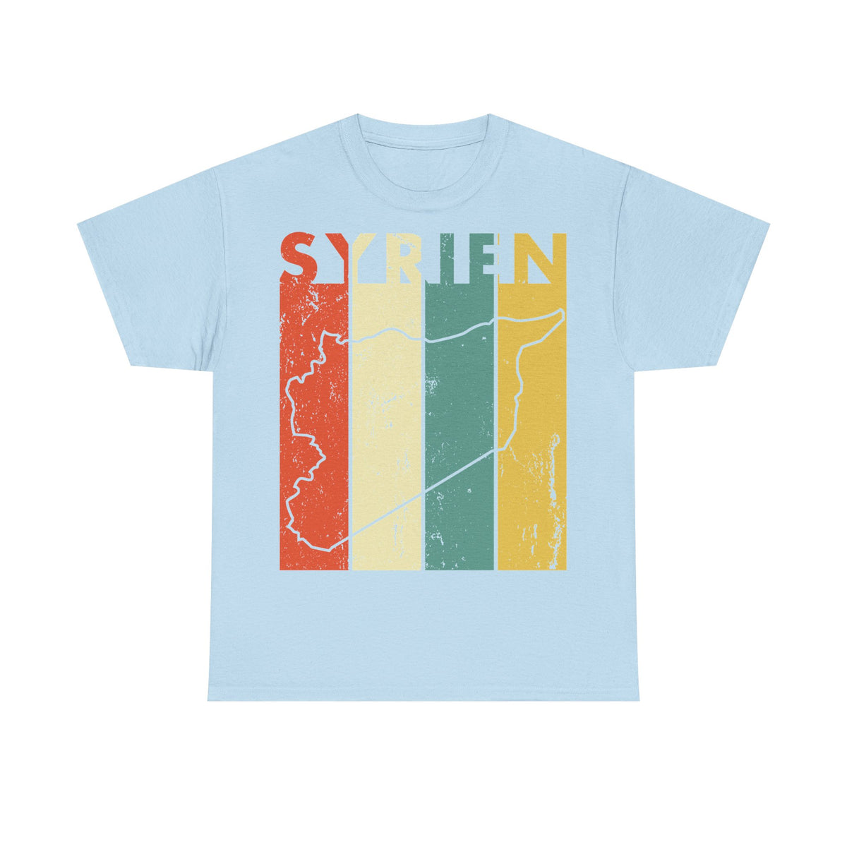 Syria Syrien Wappen Flagge Heimat Sport Fan Geschenkidee - Unisex T-Shirt