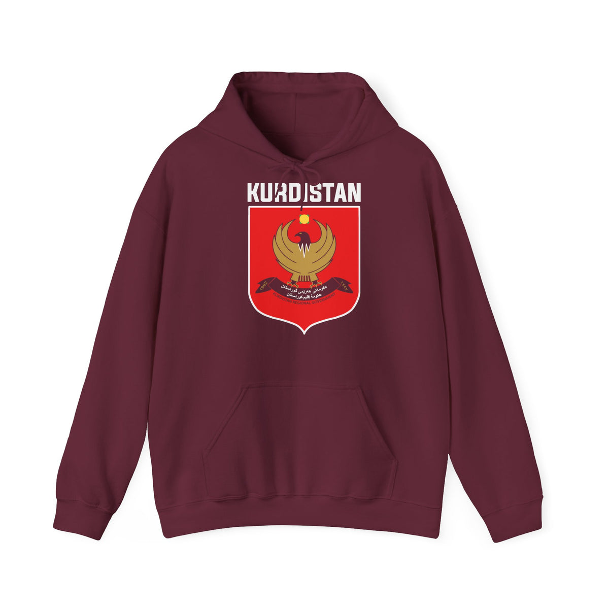 Kurdistan Heimat Stolz Wappen Flagge Sport Fußball Fan Geschenk - Unisex Hoodie