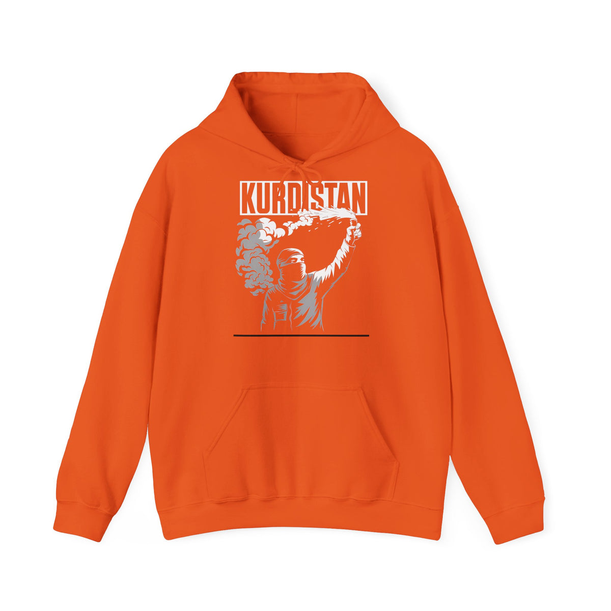Kurdistan hooligan patria orgoglio stemma bandiera sport calcio tifoso regalo - Felpa con cappuccio unisex