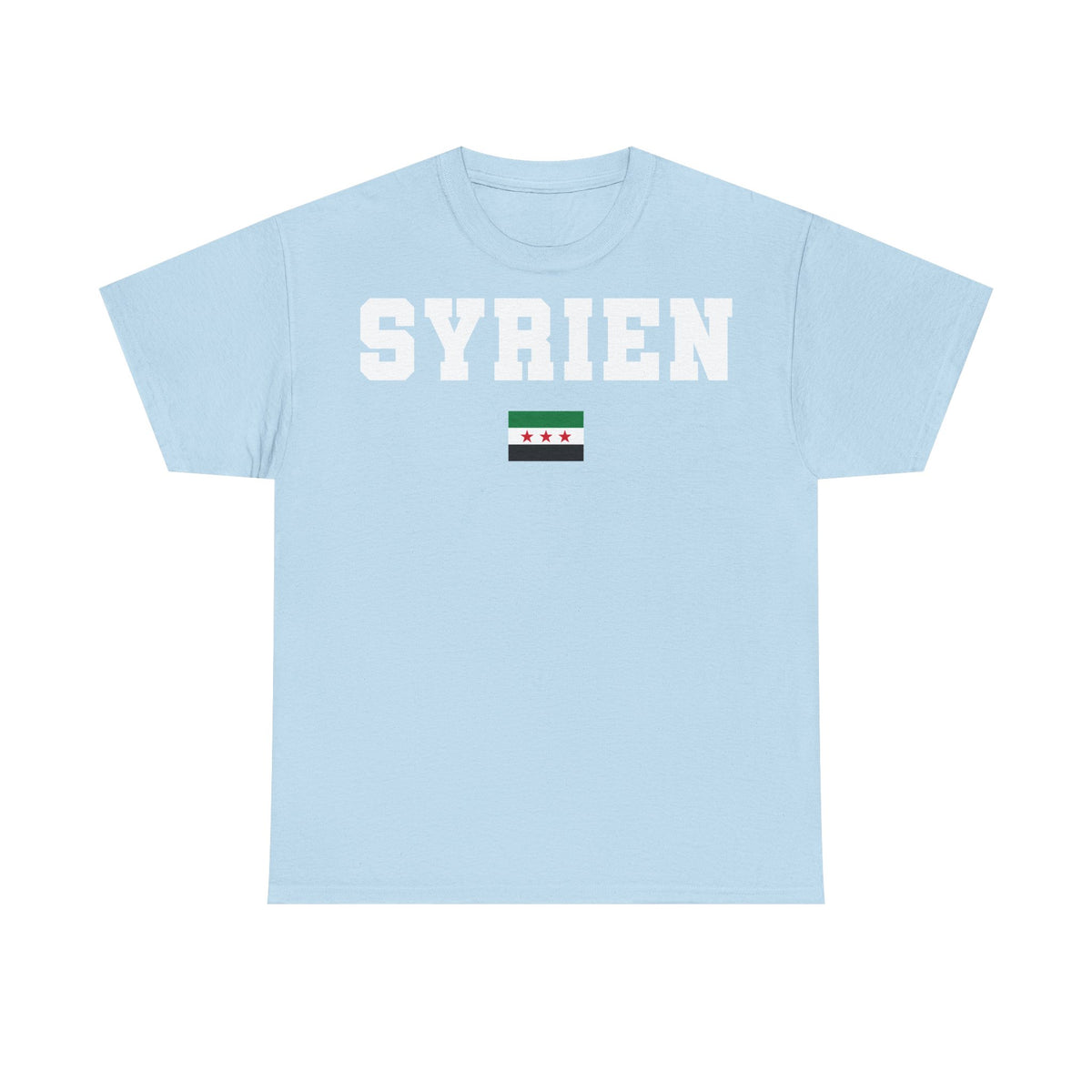 Syria Syrien Wappen Flagge Heimat Sport Fan Geschenkidee - Unisex T-Shirt