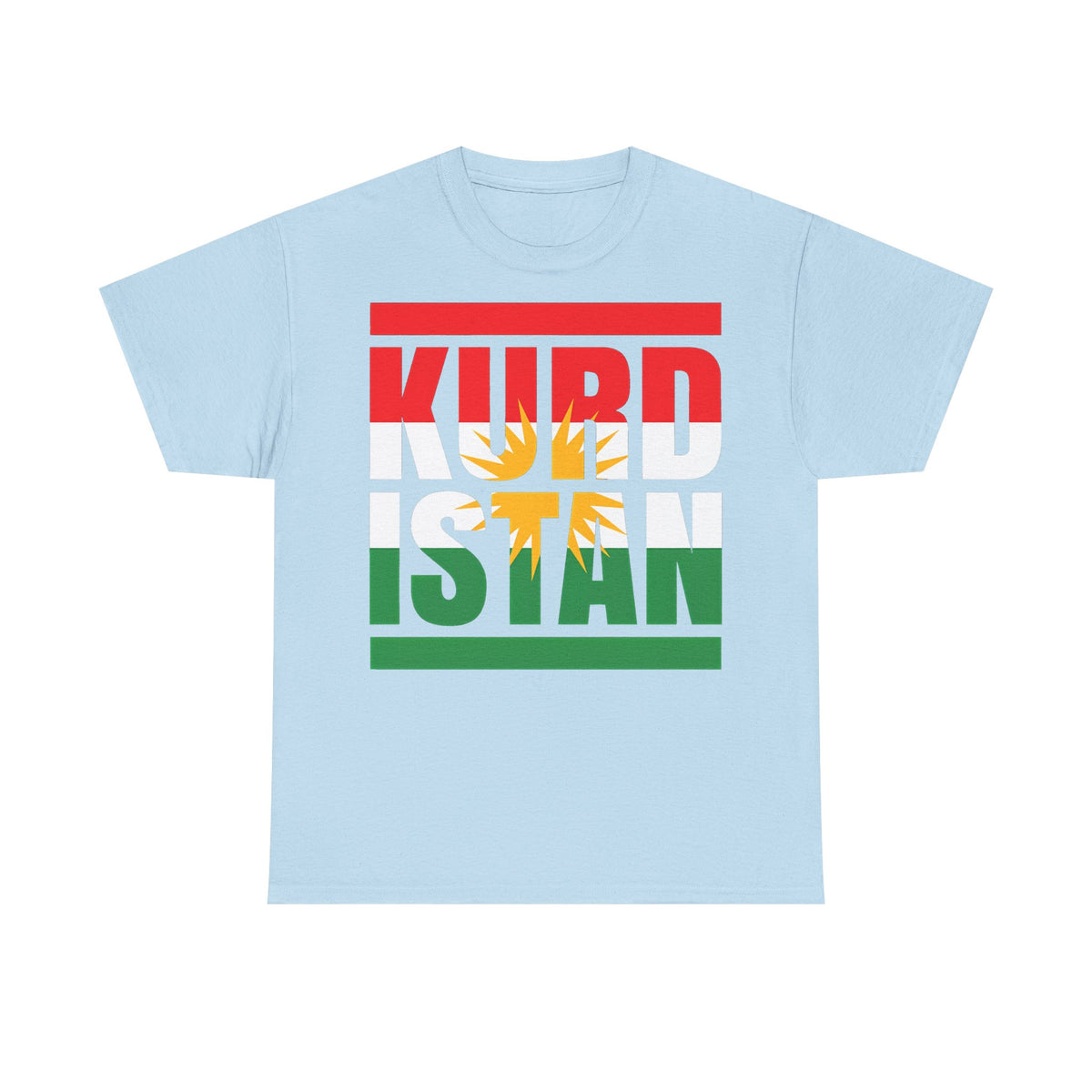 Kurdistán Azadi Escudo Bandera Patria Newroz Regalo - Camiseta unisex