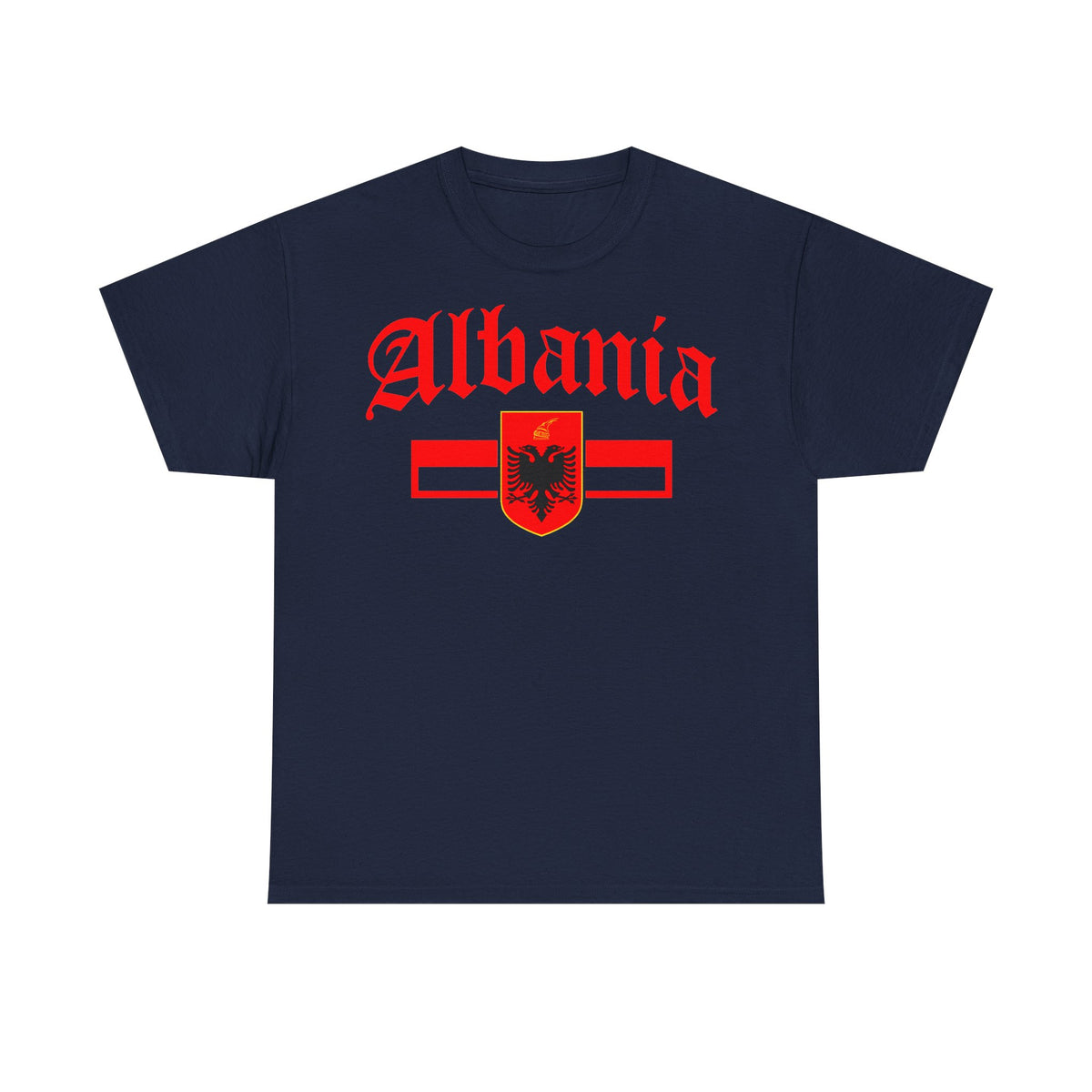 Albania Wappen Shqiptar Flagge Adler Fußball Fan Sport Unisex T Shirt