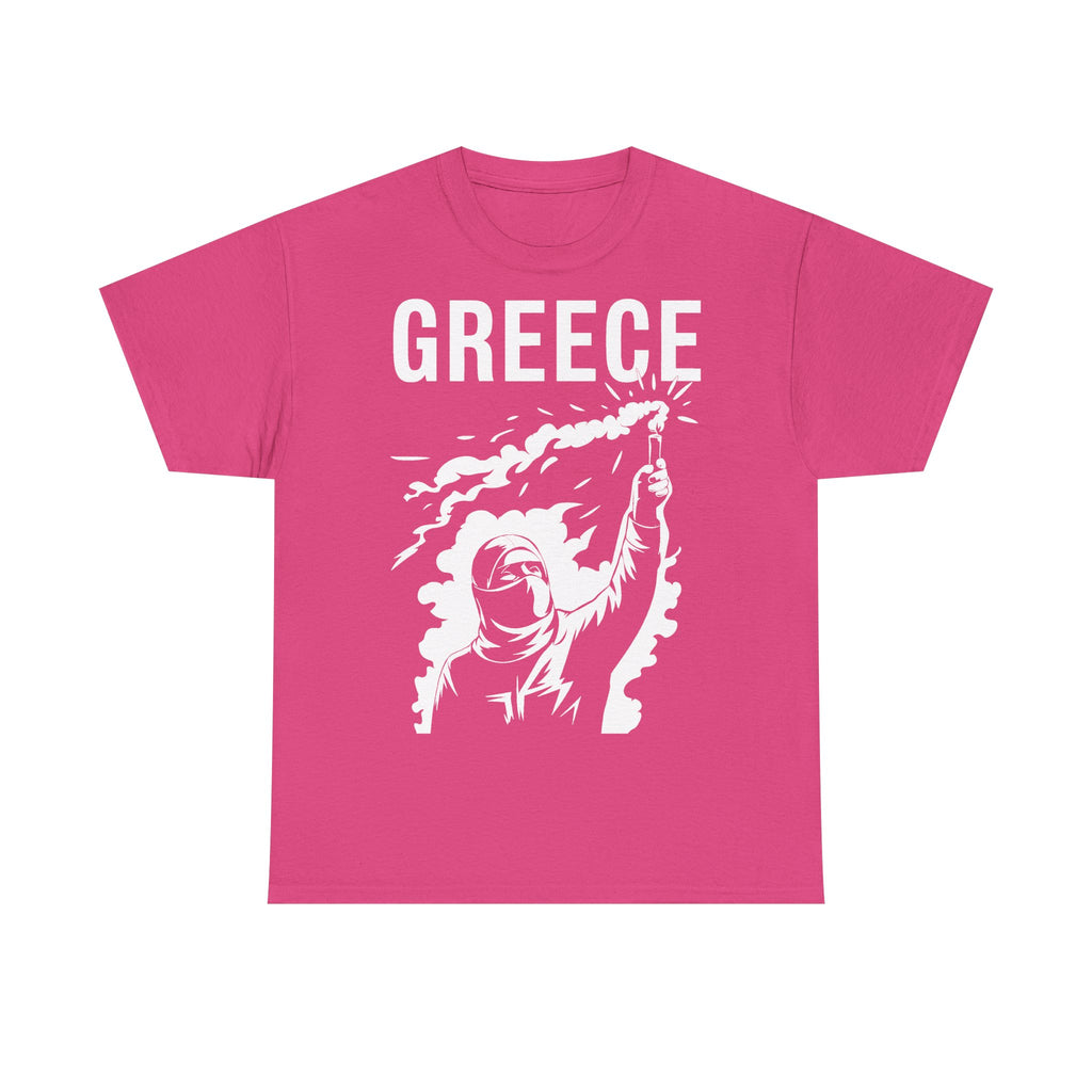 Greece Griechenland Hooligan Flagge Wappen Heimat Fußball Sport Fan Geschenkidee - Unisex T-Shirt