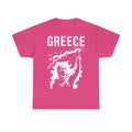 Greece Griechenland Hooligan Flagge Wappen Heimat Fußball Sport Fan Geschenkidee - Unisex T-Shirt