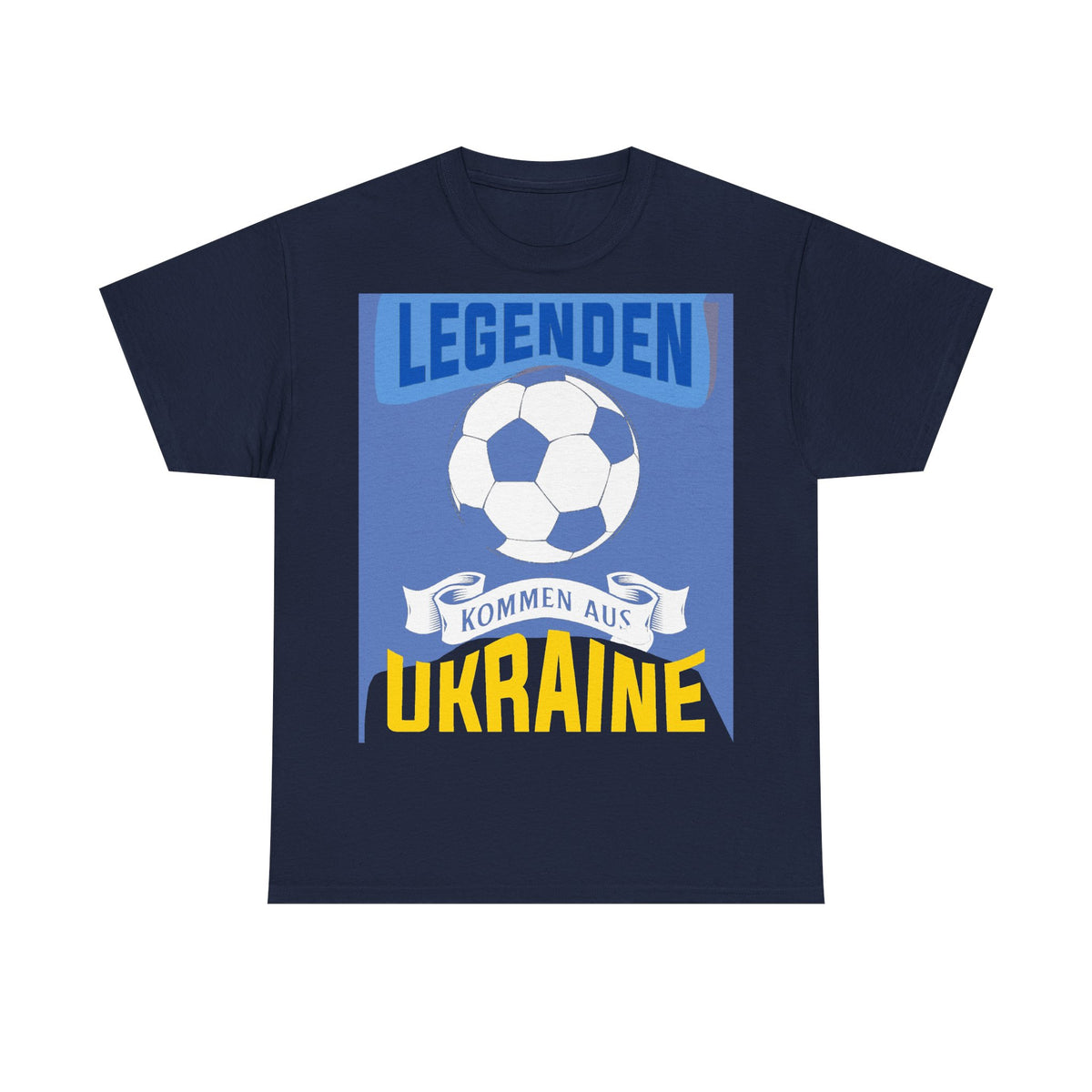 Bandera de Ucrania escudo idea de regalo afición al deporte moda vintage - Camiseta unisex