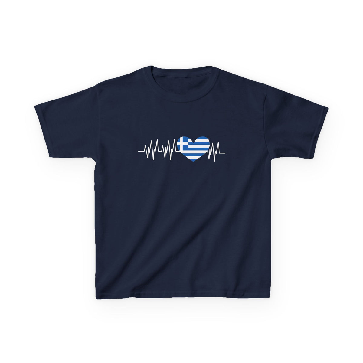Greece Griechenland Flagge Wappen Heimat Fußball Sport Fan Geschenkidee - Für Kinder & Jugendliche Unisex T-Shirt
