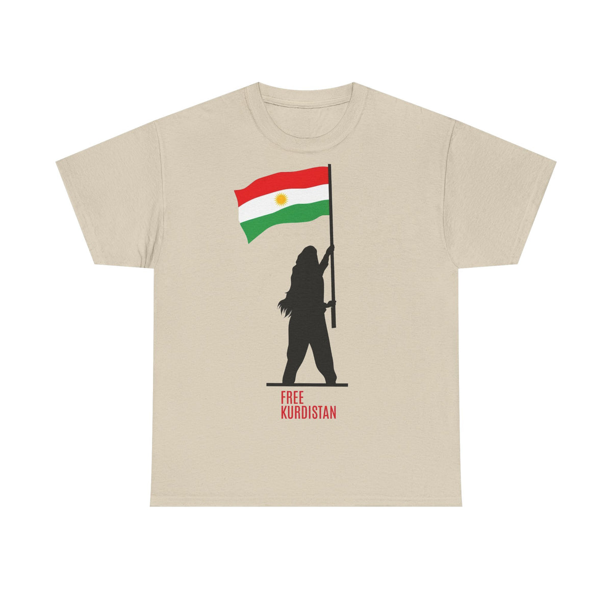 Kurdistan AZADI Flagge Heimat - Unisex T-Shirt