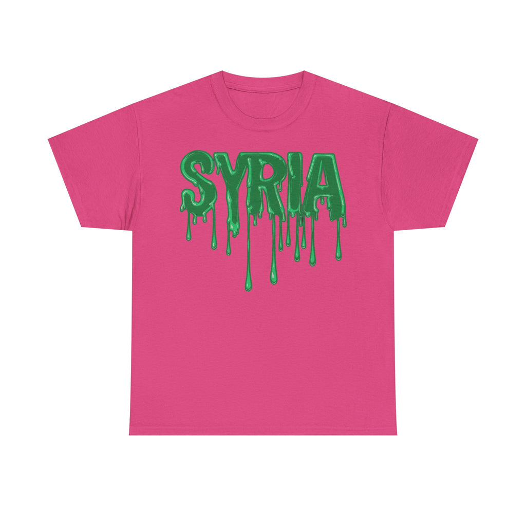 Syria Syrien Wappen Flagge Heimat Sport Fan Geschenkidee - Unisex T-Shirt