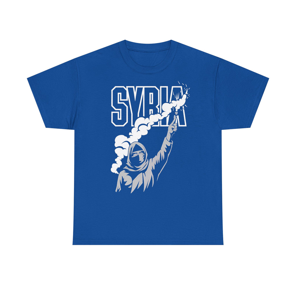 Syria Syrien Hooligan Wappen Flagge Heimat Sport Fußball Fan Geschenkidee - Unisex T-Shirt