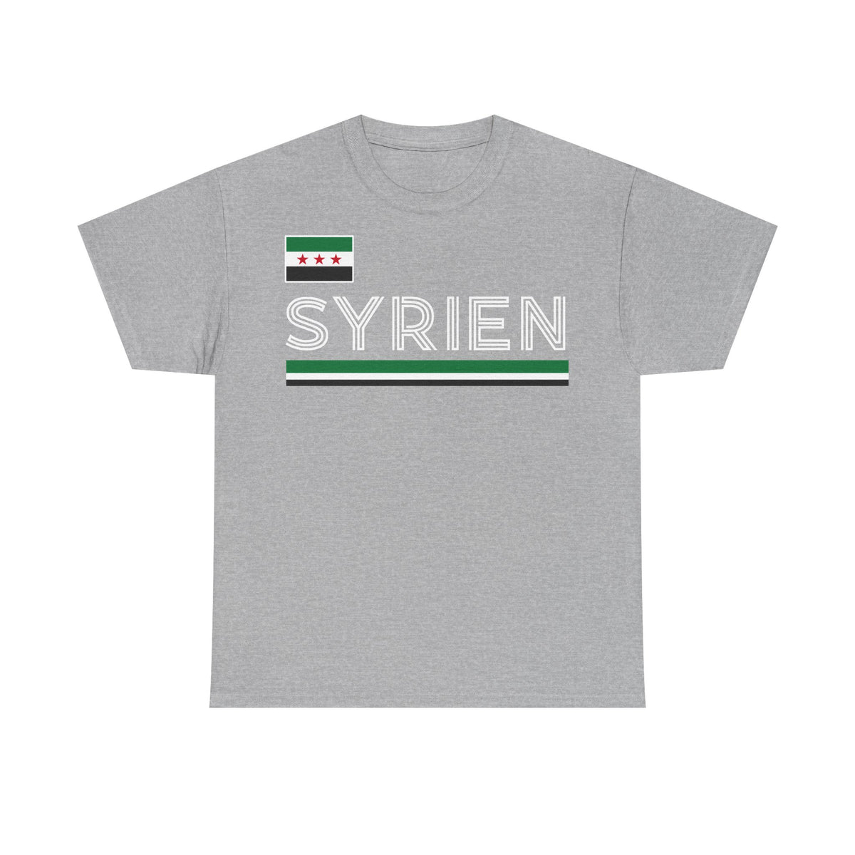 Syria Syrien Wappen Flagge Heimat Sport Fan Geschenkidee - Unisex T-Shirt