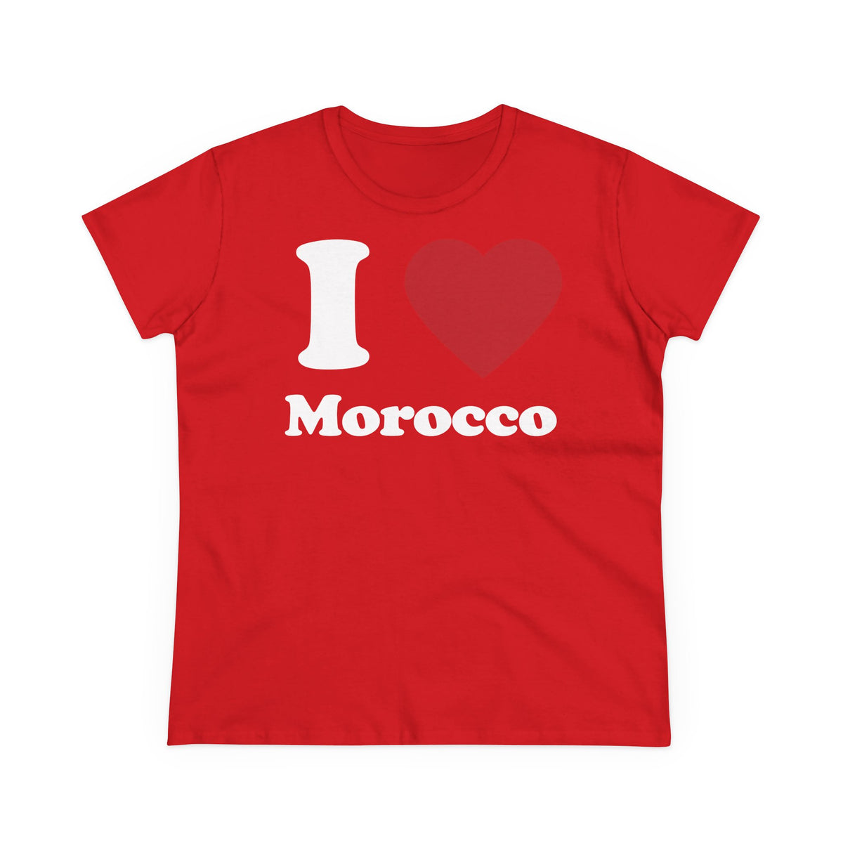 Escudo de Marruecos, bandera de Marruecos, orgullo, aficionada al fútbol y al deporte, idea de regalo - Camiseta para mujer