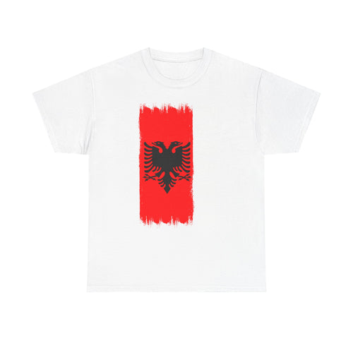Camiseta unisex de Albania, escudo albanés, bandera, águila, fútbol, aficionado, deporte