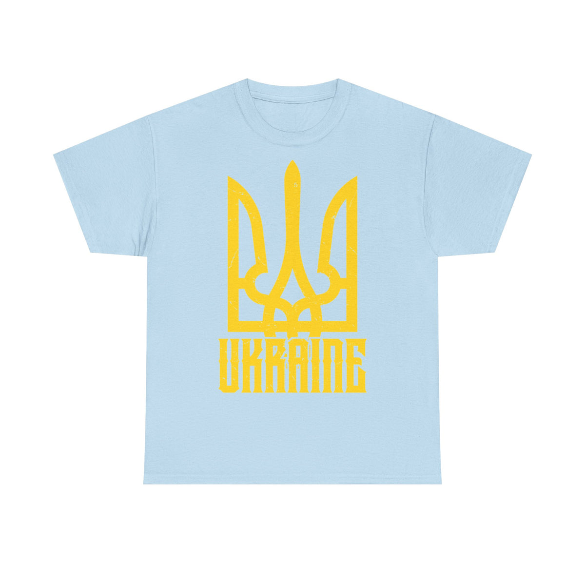 Bandiera e stemma dell'Ucraina Idea regalo Sport Tifoso Moda Vintage - T-shirt unisex
